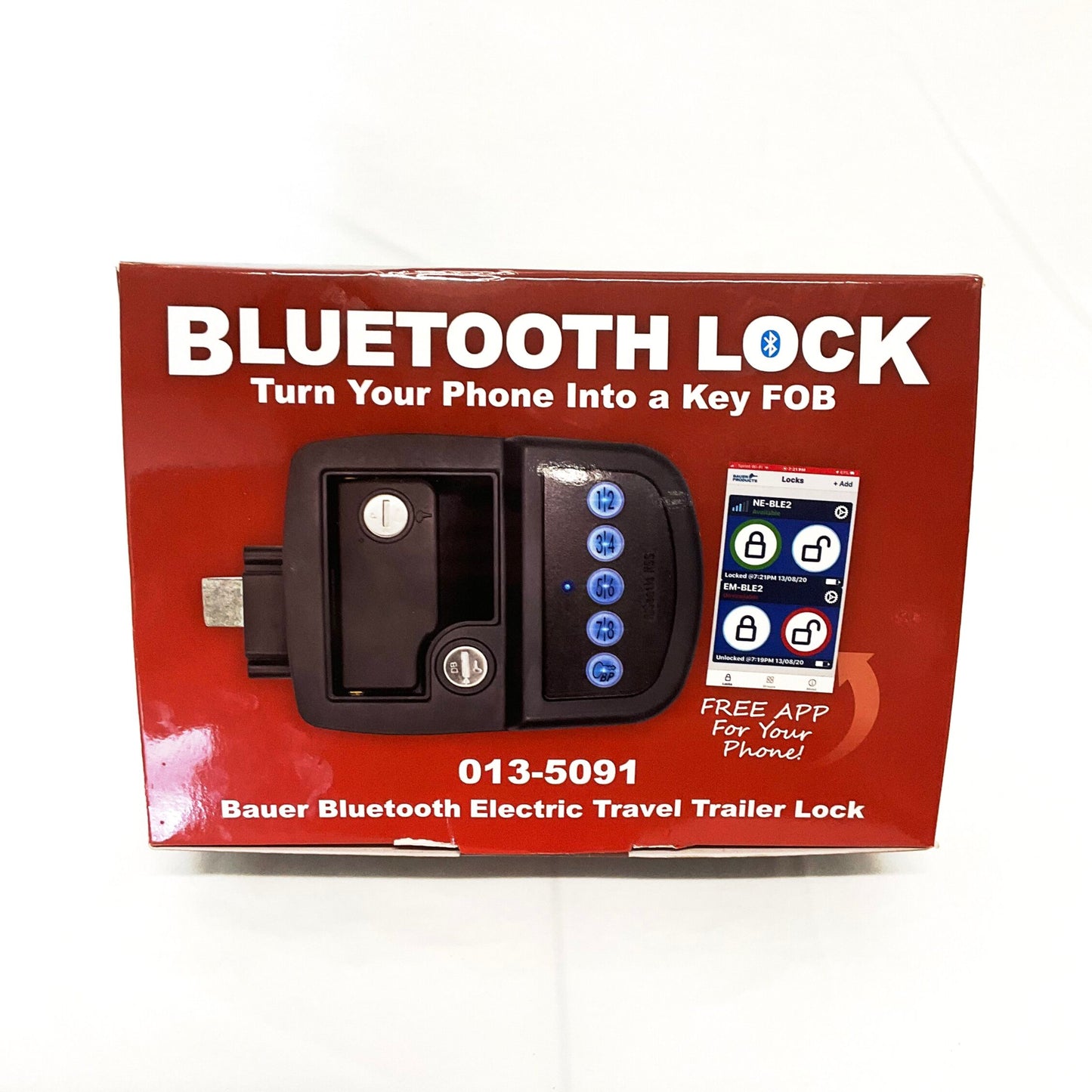 Bauer Bluetooth Electric Travel Trailer Lock