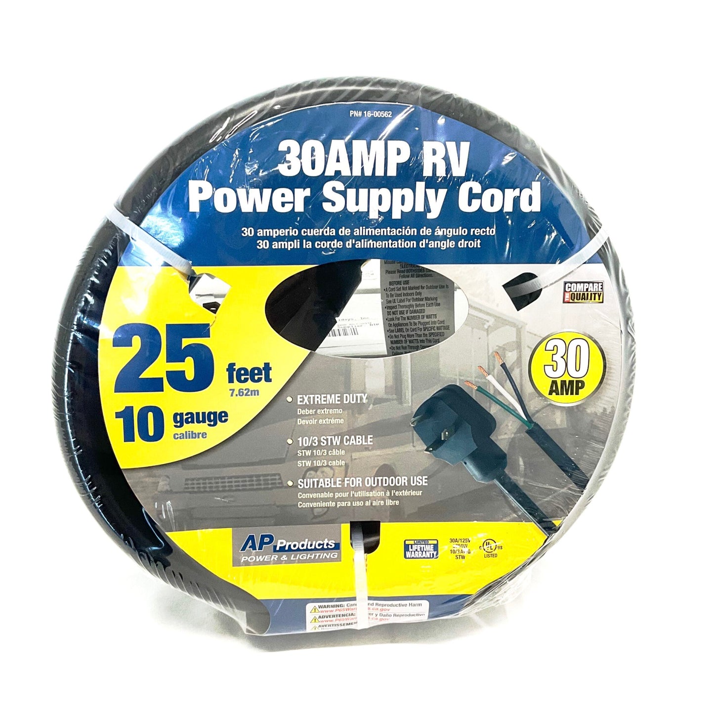 30A RV Power Supply Cord