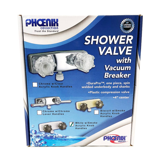 Phoenix - White Shower Valve