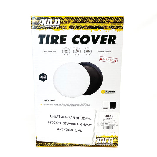 ADCO Tire Cover - Size E - Black